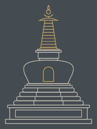 Strichzeichnung Stupa der Versöhnung