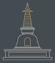 Strichzeichnung Parinirvana-Stupa